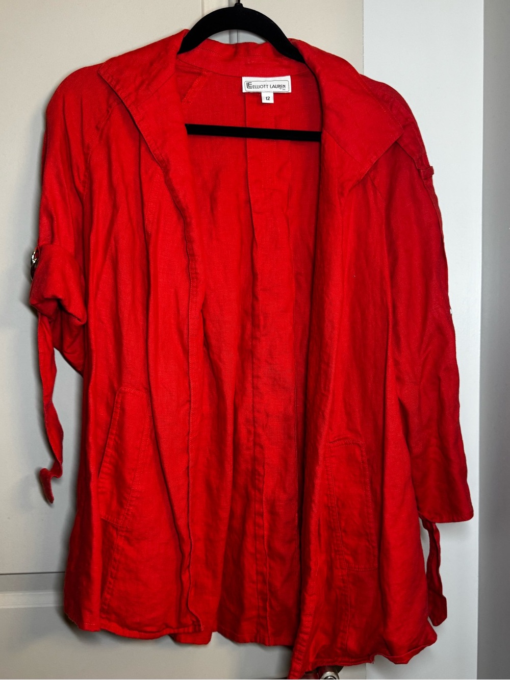 Elliott Lauren Red Women's Jacket/Coat